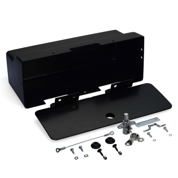 Complete Glove Box Kit with Door Hinges, 66-77 Ford Bronco